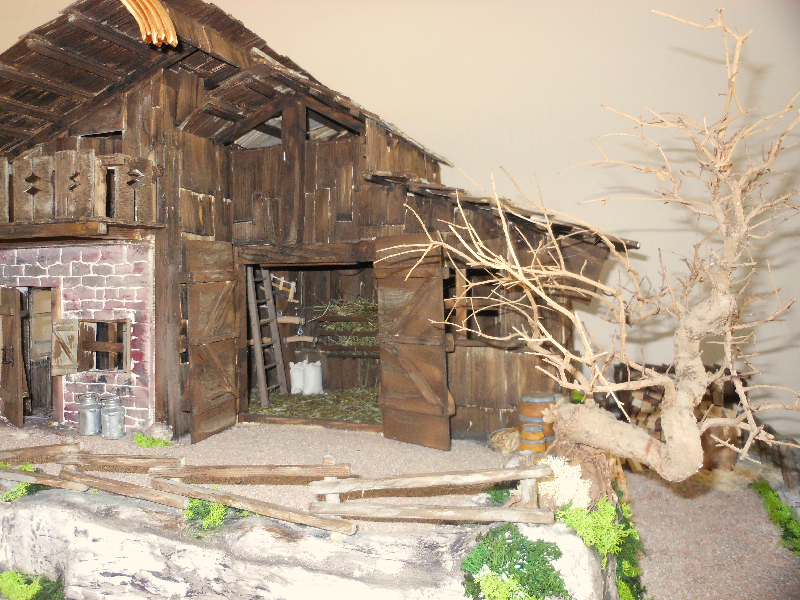Weihnachtskrippe Alpenländische Bergkrippe